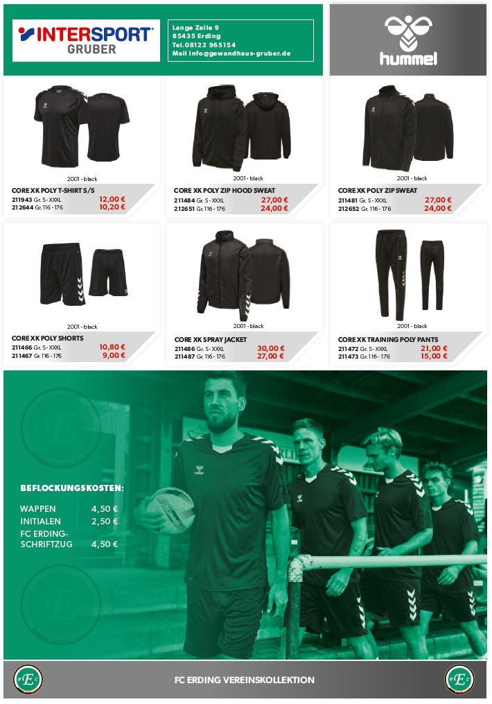 Kollektion Hummel FC Erding 2022