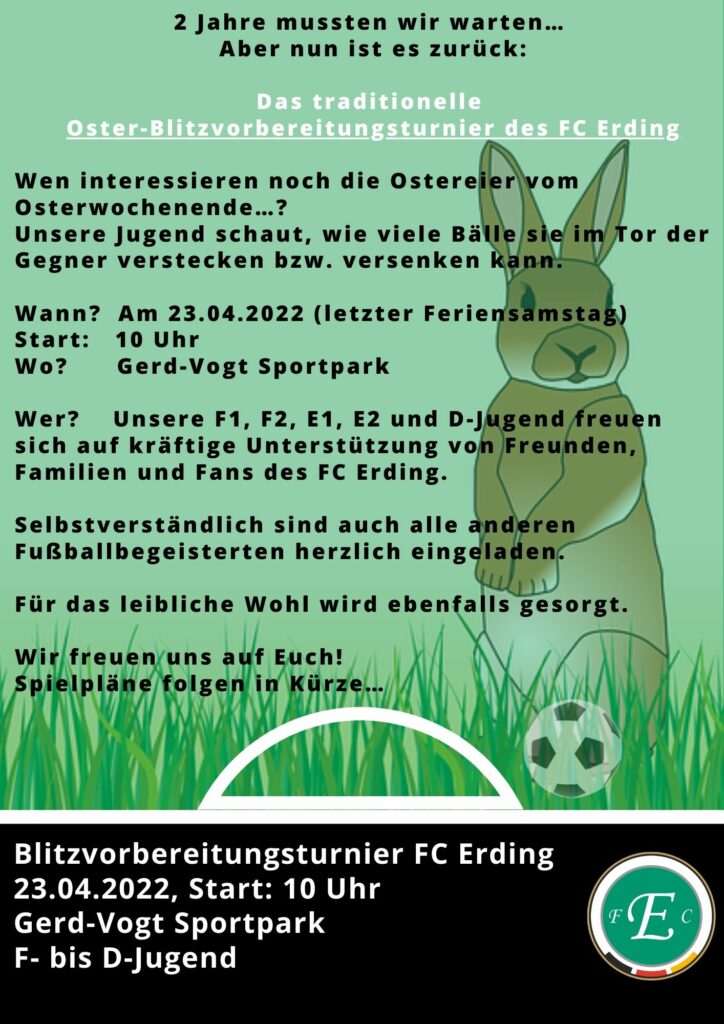FC Erding Oster-Vorbereitungsblitztunier 2022