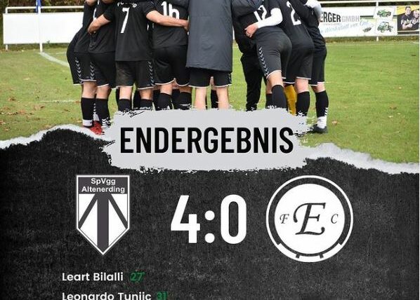 Spielbericht: SpVgg Altenerding – FC Erding 4:0