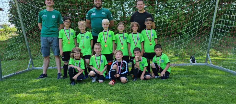 3. Platz beim F-Jugend Turnier bei Rot-Weiß Klettham 18.06.2022