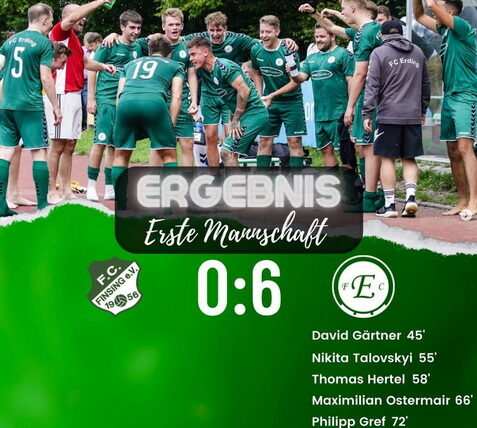 Spielbericht: FC Finsing III – FC Erding 0:6