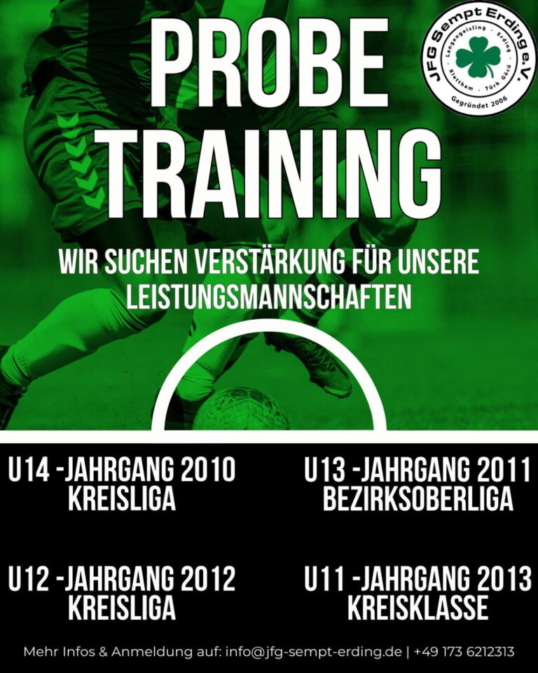 JFG Sempt Erding Probetraining